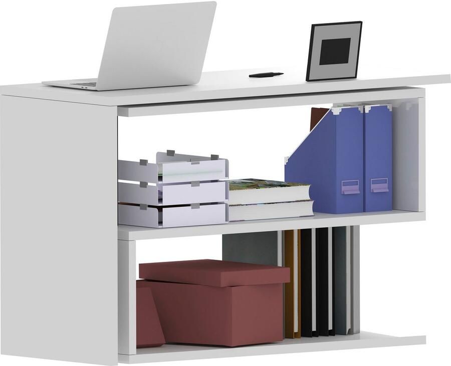 INOSIGN Bureau Volta Made in Italy multifunctioneel als computertafel hoekbureau of sideboard - Foto 4
