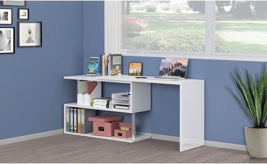 INOSIGN Bureau Volta Made in Italy multifunctioneel als computertafel hoekbureau of sideboard - Foto 16