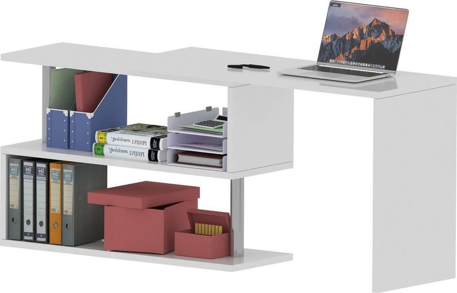 INOSIGN Bureau Volta Made in Italy multifunctioneel als computertafel hoekbureau of sideboard - Foto 11