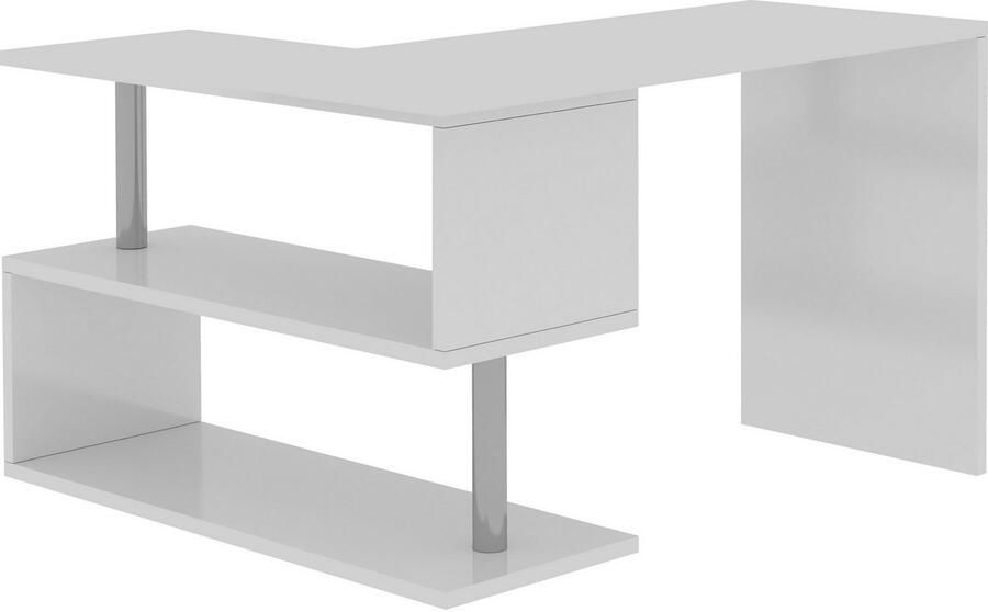 INOSIGN Bureau Volta Made in Italy multifunctioneel als computertafel hoekbureau of sideboard - Foto 14