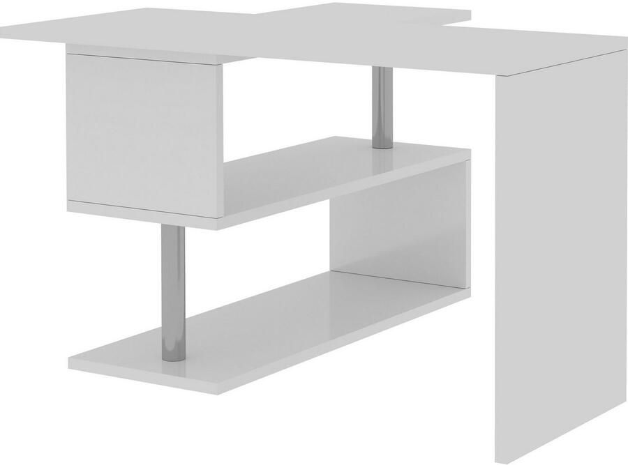 INOSIGN Bureau Volta Made in Italy multifunctioneel als computertafel hoekbureau of sideboard - Foto 7