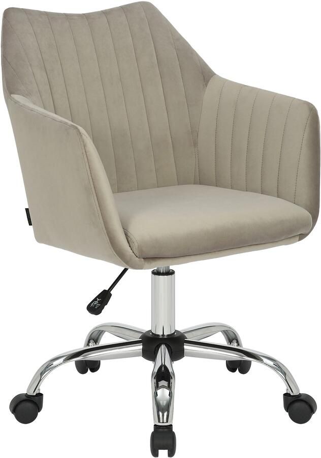 INOSIGN Bureaustoel Cesano elegante bureaustoel comfortabele bekleding fluwelen stoel - Foto 9