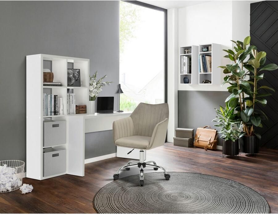 INOSIGN Bureaustoel Cesano elegante bureaustoel comfortabele bekleding fluwelen stoel - Foto 4