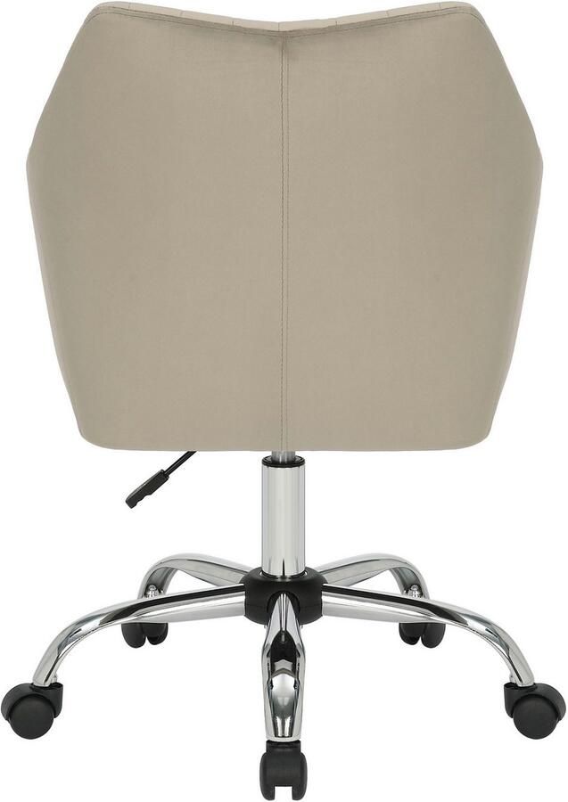 INOSIGN Bureaustoel Cesano elegante bureaustoel comfortabele bekleding fluwelen stoel - Foto 6