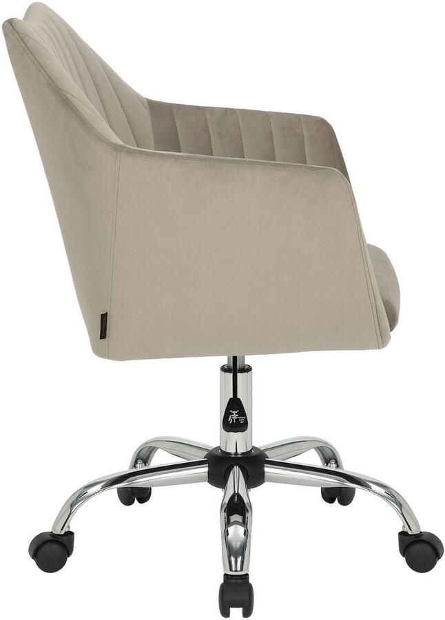 INOSIGN Bureaustoel Cesano elegante bureaustoel comfortabele bekleding fluwelen stoel - Foto 5