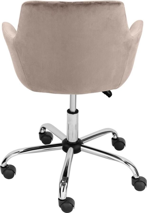 INOSIGN Bureaustoel Perry1 elegante fluwelen stoel zacht verdikt - Foto 5