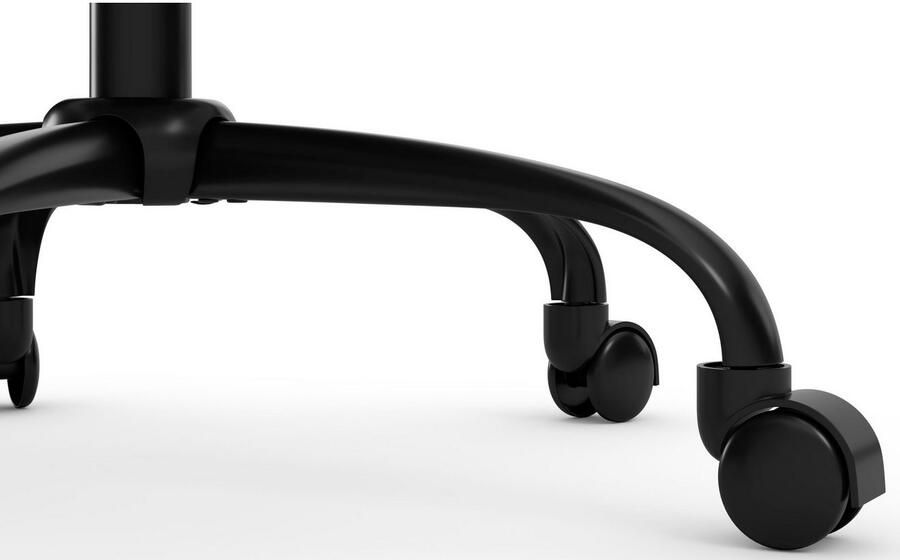 INOSIGN Bureaustoel Perry2 elegante fluwelen stoel zwart draaikruis bekleding in lengtestiksel-uitstraling - Foto 5