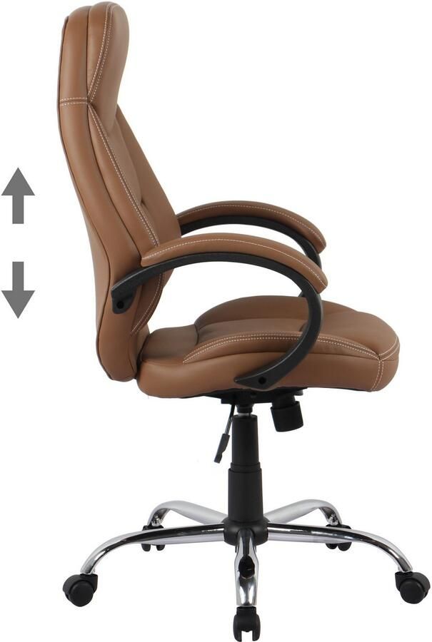 INOSIGN Bureaustoel Veronika Bureaustoel comfortabel gepolsterd kunstleer - Foto 3