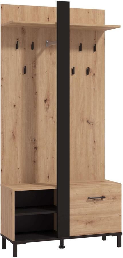 INOSIGN Compact kapstokmeubel Capitello compacte garderobe halgarderobe dielenkast breedte 90 cm - Foto 6