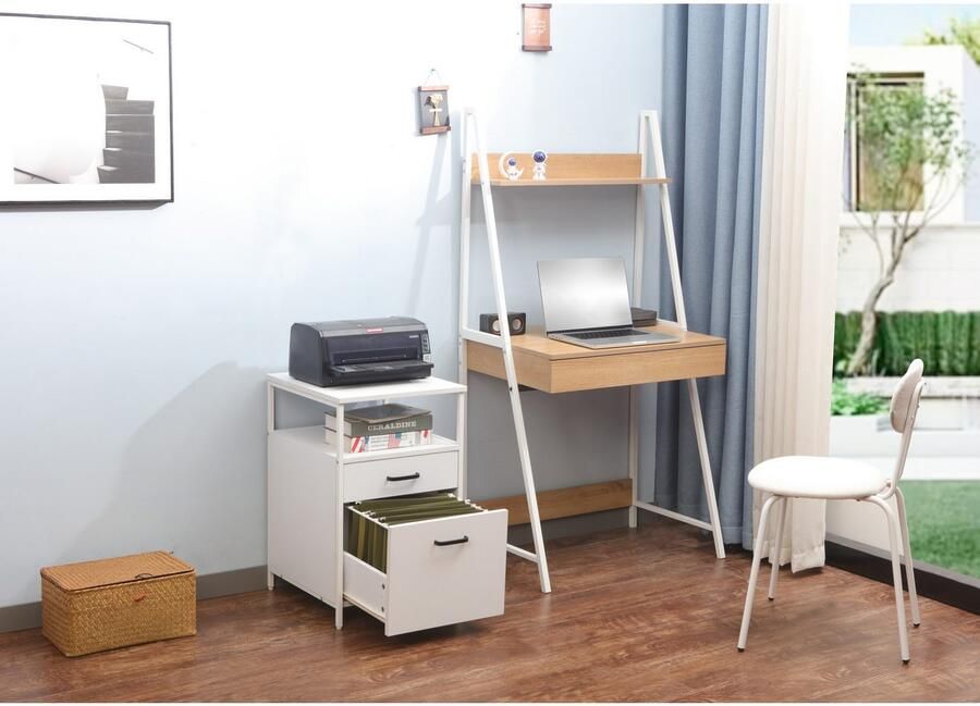 INOSIGN Container Reagan Kantoorcontainer bijzetkast 2 lades metalen frame - Foto 4