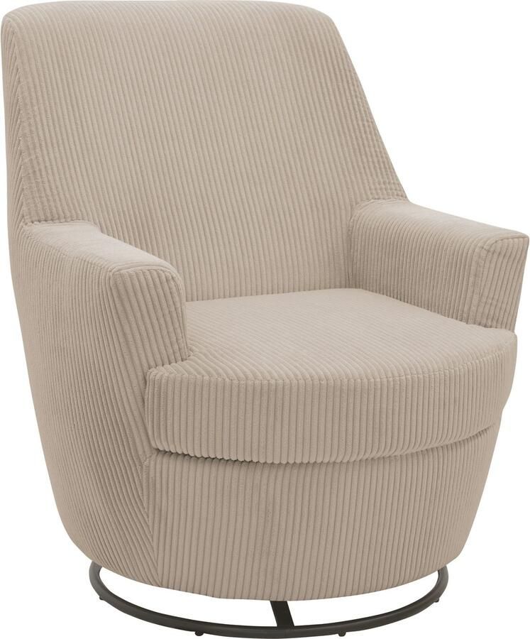 INOSIGN Draaibare fauteuil Hetty draaistoel met kantelfunctie en poef leesstoel armstoel (set 2 stuks) - Foto 4