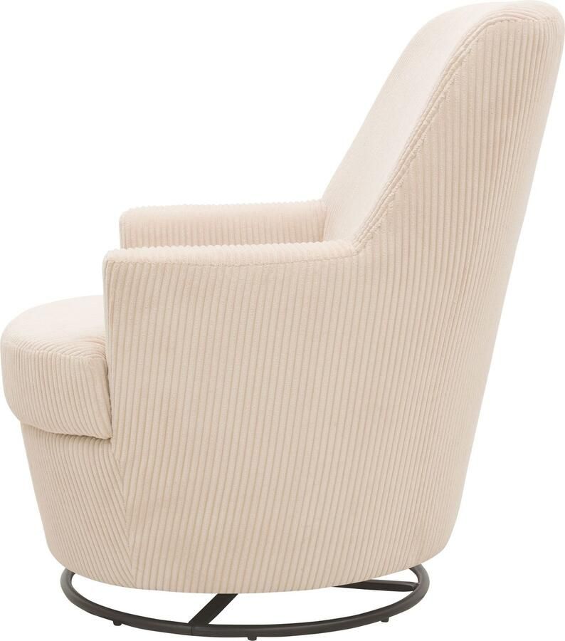 INOSIGN Draaibare fauteuil Hetty draaistoel met kantelfunctie en poef leesstoel armstoel (set 2 stuks) - Foto 4