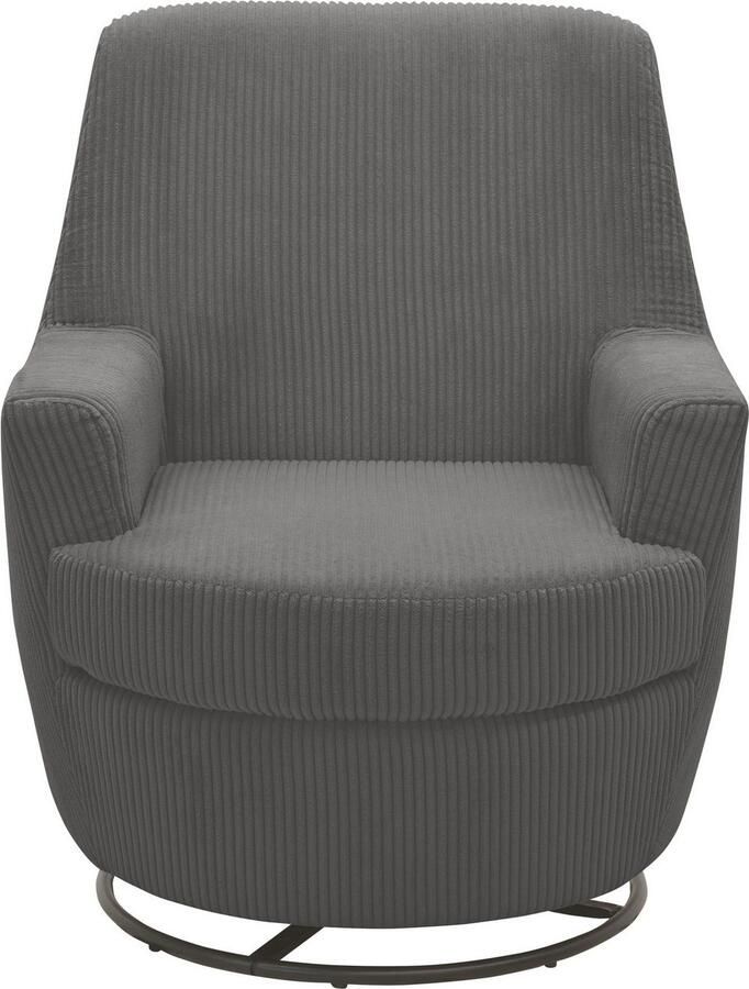 INOSIGN Draaibare fauteuil Hetty draaistoel met kantelfunctie en poef leesstoel armstoel (set 2 stuks) - Foto 8
