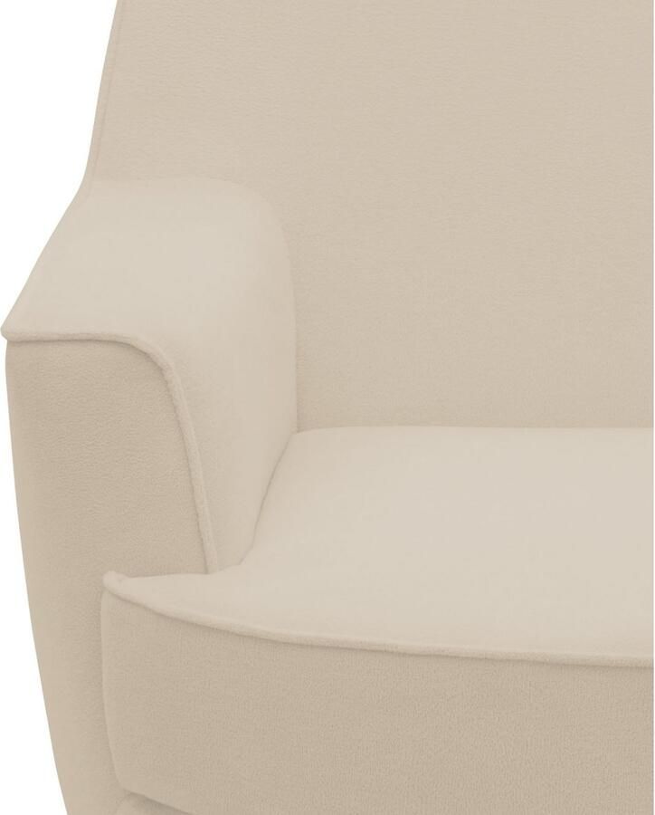 INOSIGN Draaibare fauteuil HETTY draaistoel met schommelfunctie leesstoel in cord en microvezel (1 stuk) - Foto 5