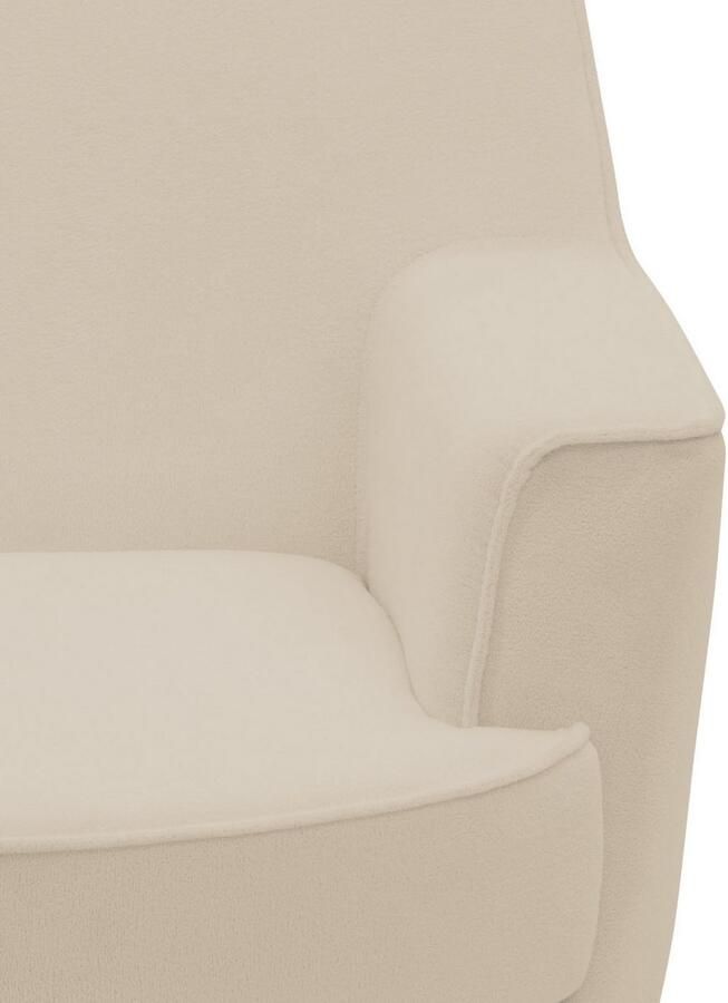 INOSIGN Draaibare fauteuil HETTY draaistoel met schommelfunctie leesstoel in cord en microvezel (1 stuk) - Foto 8