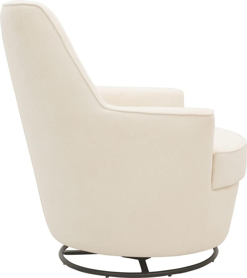 INOSIGN Draaibare fauteuil HETTY draaistoel met schommelfunctie leesstoel in cord en microvezel (1 stuk) - Foto 2