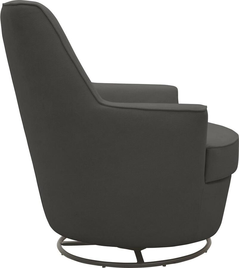 INOSIGN Draaibare fauteuil HETTY draaistoel met schommelfunctie leesstoel in cord en microvezel (1 stuk) - Foto 2
