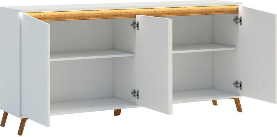 INOSIGN Dressoir ALADINO Breedte 184 cm compleet hoogglans zonder verlichting - Foto 5