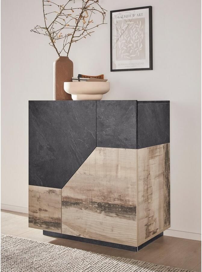 INOSIGN Dressoir ALIEN commode kast dressoir met 2 deuren en 2 vakken - Foto 6