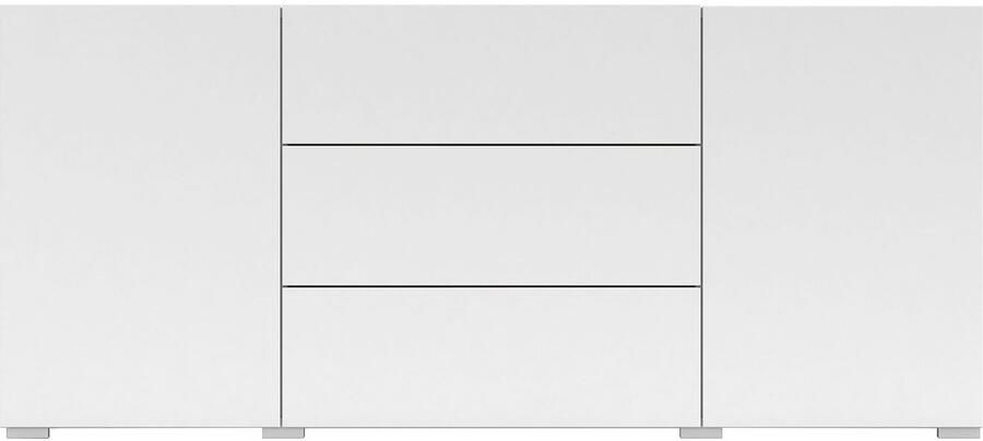 INOSIGN Dressoir Ava breedte 140 cm hangend en staand te monteren moderne grepless commode ladekast 2 deuren 3 lades - Foto 9
