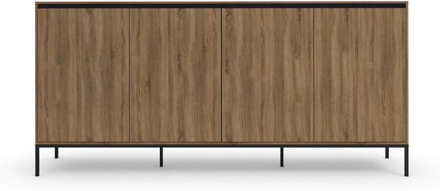 INOSIGN Dressoir Bari Commode met 4 deuren en 2 vaste inlegplanken breedte 175 cm - Foto 3