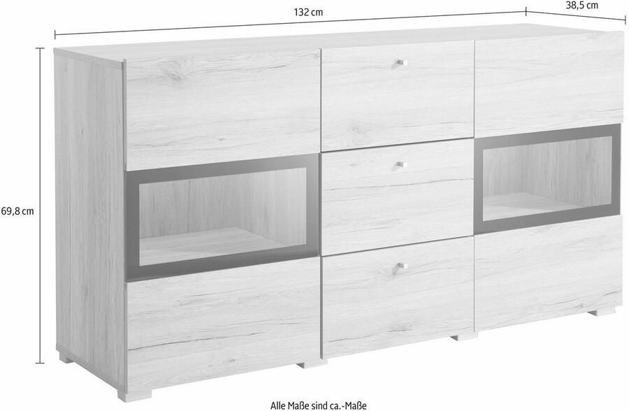 INOSIGN Dressoir Baros Breedte 132 cm - Foto 2