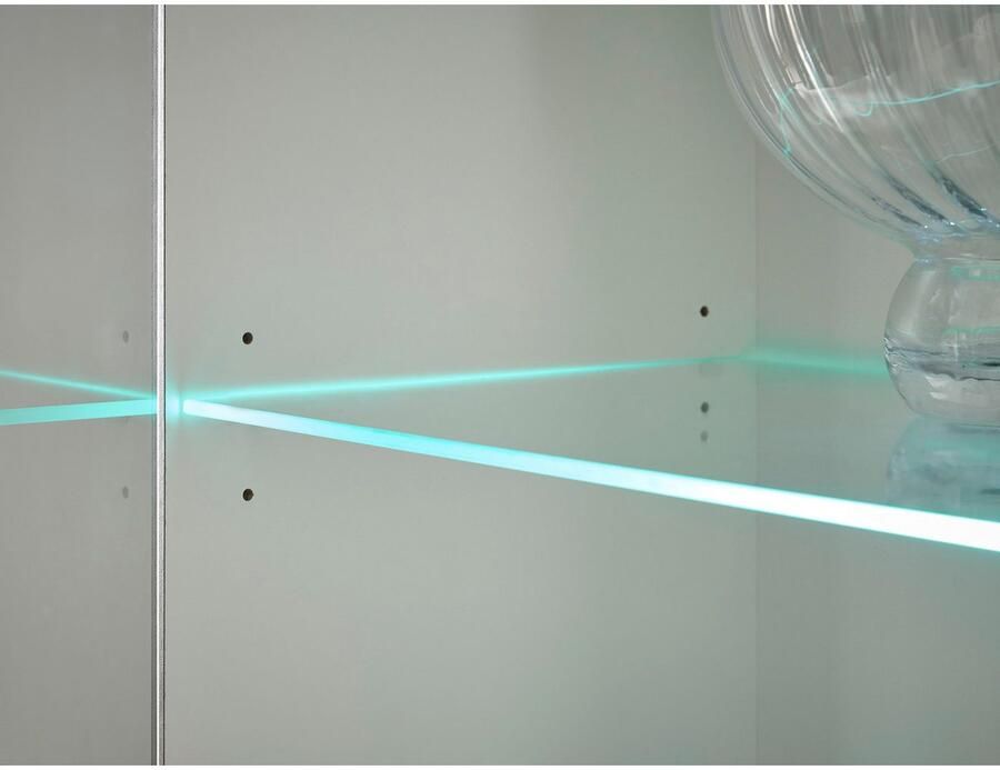 INOSIGN Dressoir Cantara moderne kast commode in Eiken Evoke of wit zwarte stanggreep voldoende opbergruimte veelzijdig inzetbaar - Foto 3