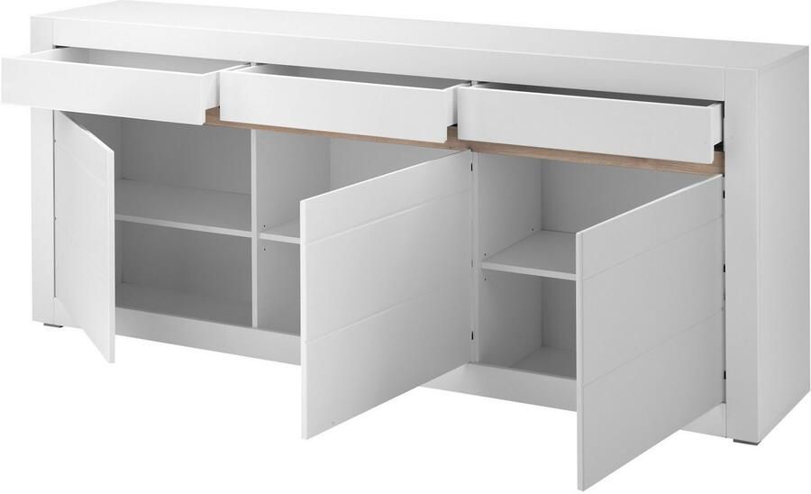 INOSIGN Dressoir Chester modern dressoir Ladekast met opbergruimte Kast Mat Wit (1 stuk) - Foto 7