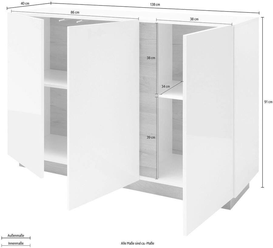 INOSIGN Dressoir CLAiR dressoir 52 - Foto 2