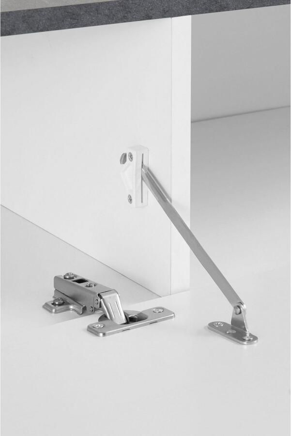 INOSIGN Dressoir Coro commode kast buffet greeploos met legplanken 1 klep 4 deuren dubbele diepte bxdxh 200x45x85 6 cm