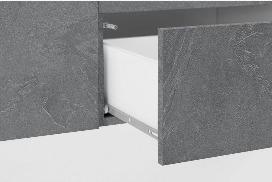 INOSIGN Dressoir Coro commode kast buffet greeploos met legplanken