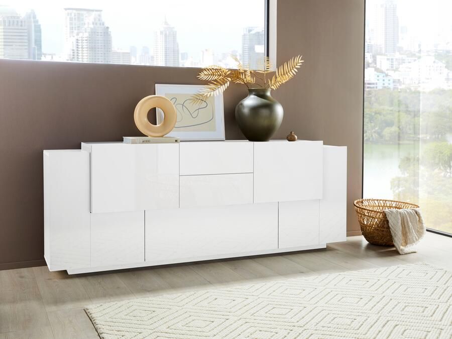 INOSIGN Dressoir Coro commode kast buffet greeploos met legplanken - Foto 8