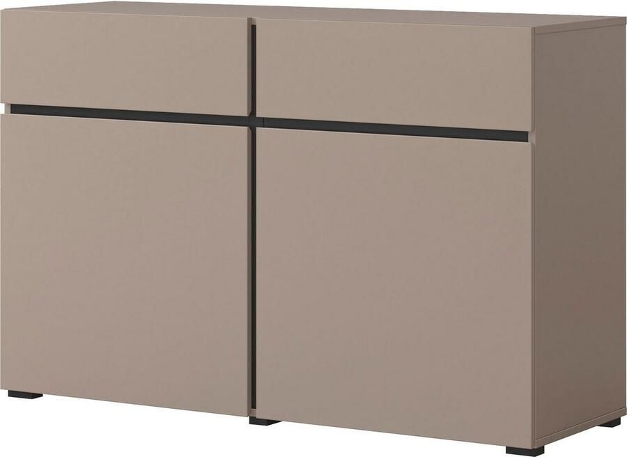 INOSIGN Dressoir Cross breedte 119 5 cm moderne greeploze kast 2 deuren 2 laden - Foto 3