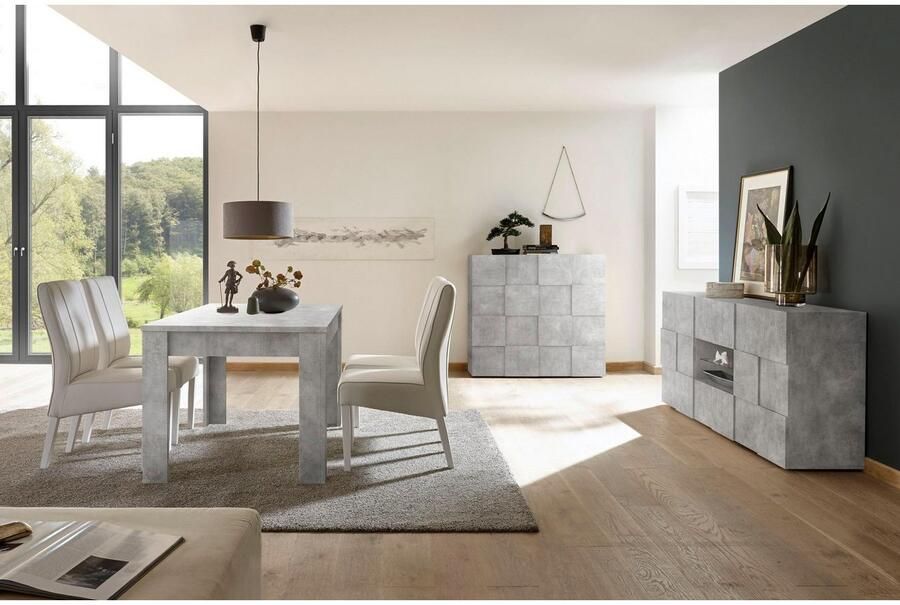 INOSIGN Dressoir Dama Breedte 181 Commode 2 deuren en 2 lades Dressoir Front in 3D-uiterlijk veel opbergruimte verschillende kleuren - Foto 4