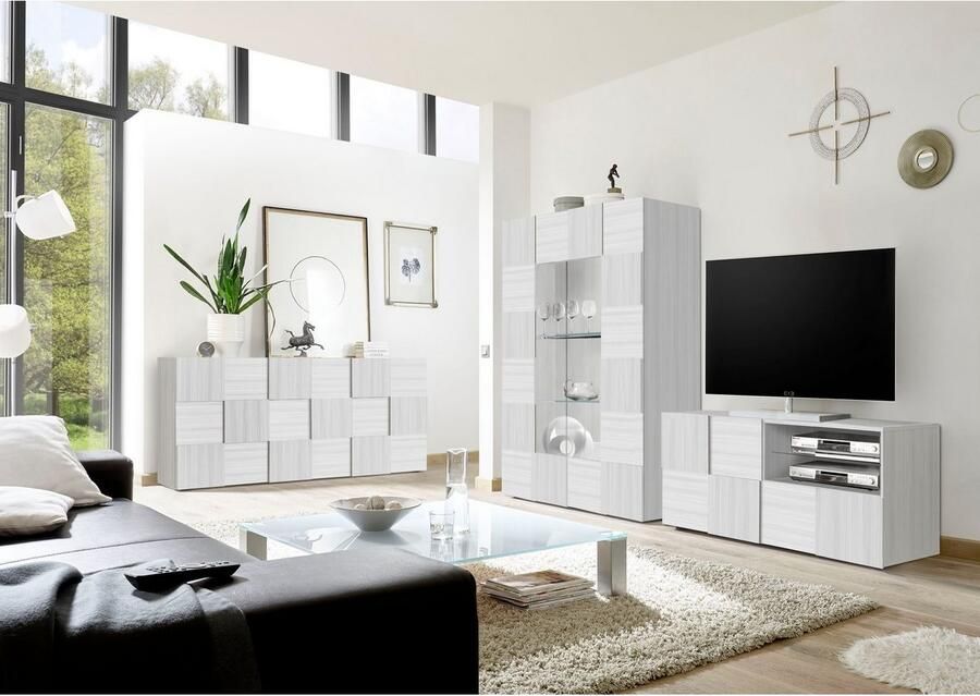 INOSIGN Dressoir Dama Breedte 181 Commode 3 deuren Dressoir Front in 3D-uiterlijk veel opbergruimte verschillende kleuren - Foto 2