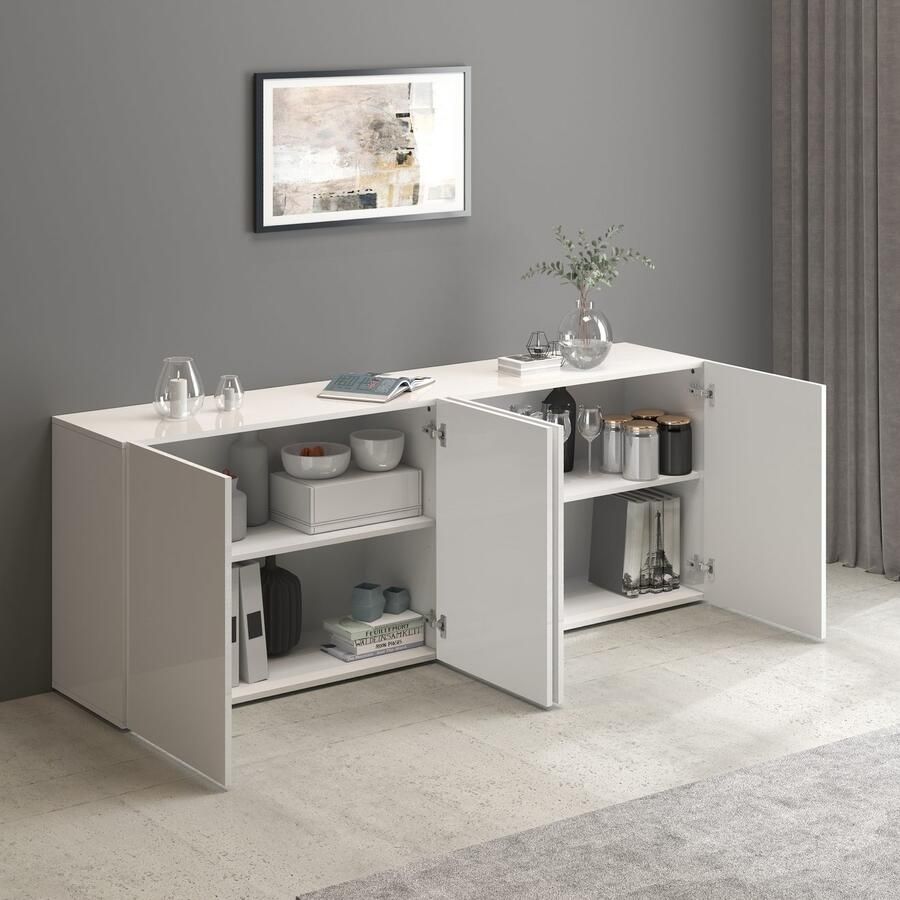 INOSIGN Dressoir Egypt Ladekast Kast Buffet greeploos - Foto 2