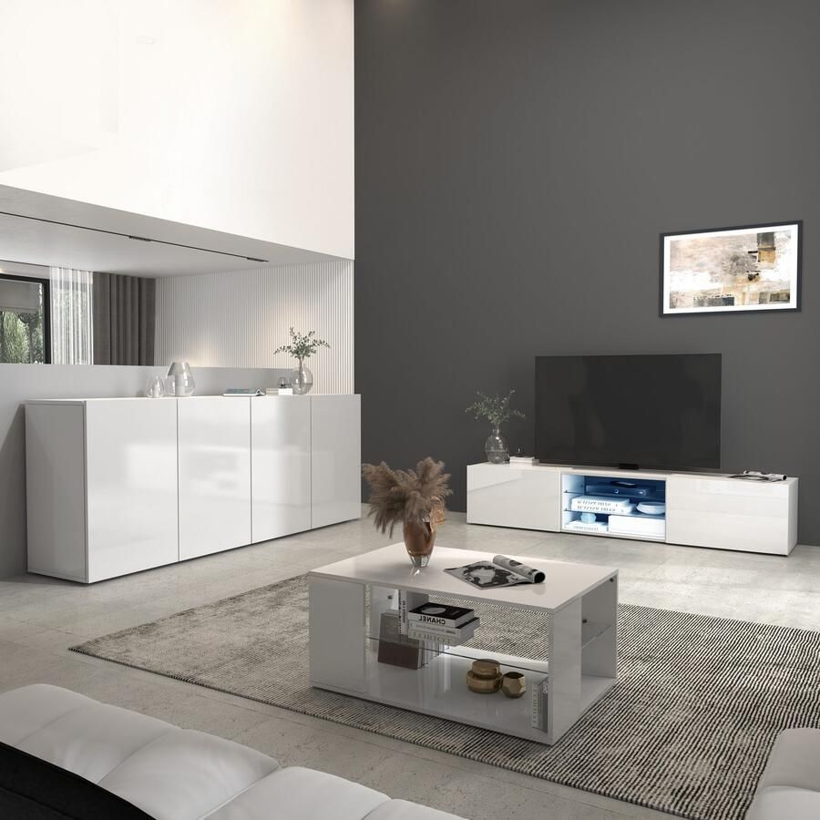 INOSIGN Dressoir Egypt Ladekast Kast Buffet greeploos - Foto 5