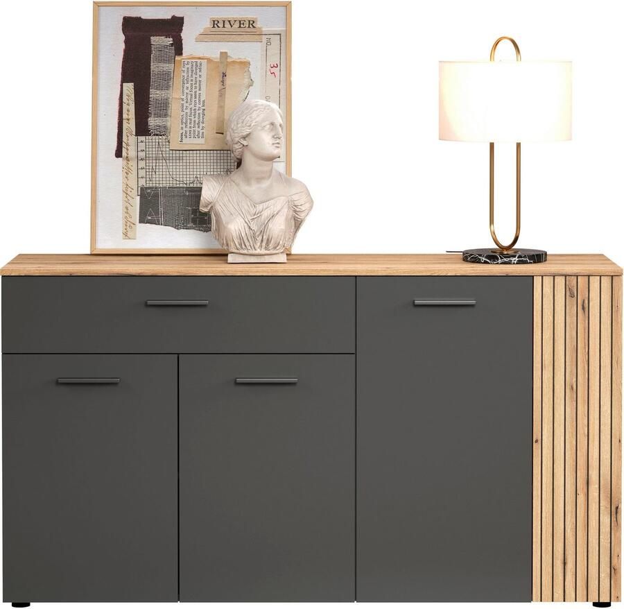 INOSIGN Dressoir Estepona Commode Akoestisch paneel-look Breedte 150 cm (1 stuk) - Foto 6