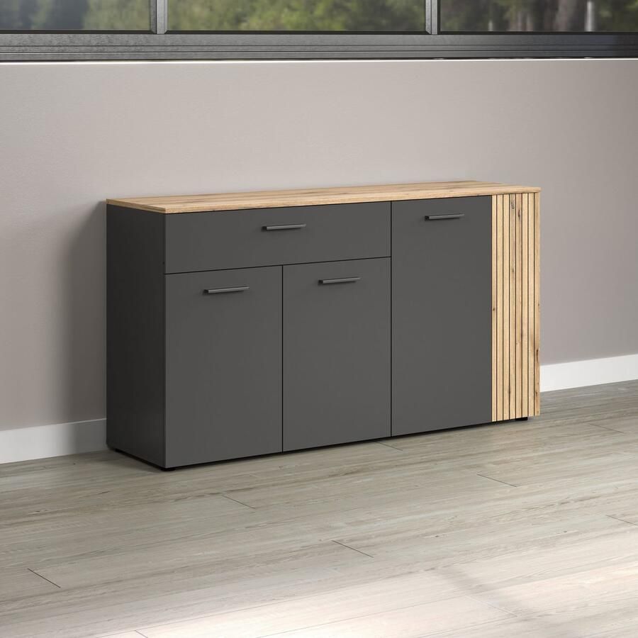 INOSIGN Dressoir Estepona Commode Akoestisch paneel-look Breedte 150 cm (1 stuk) - Foto 4