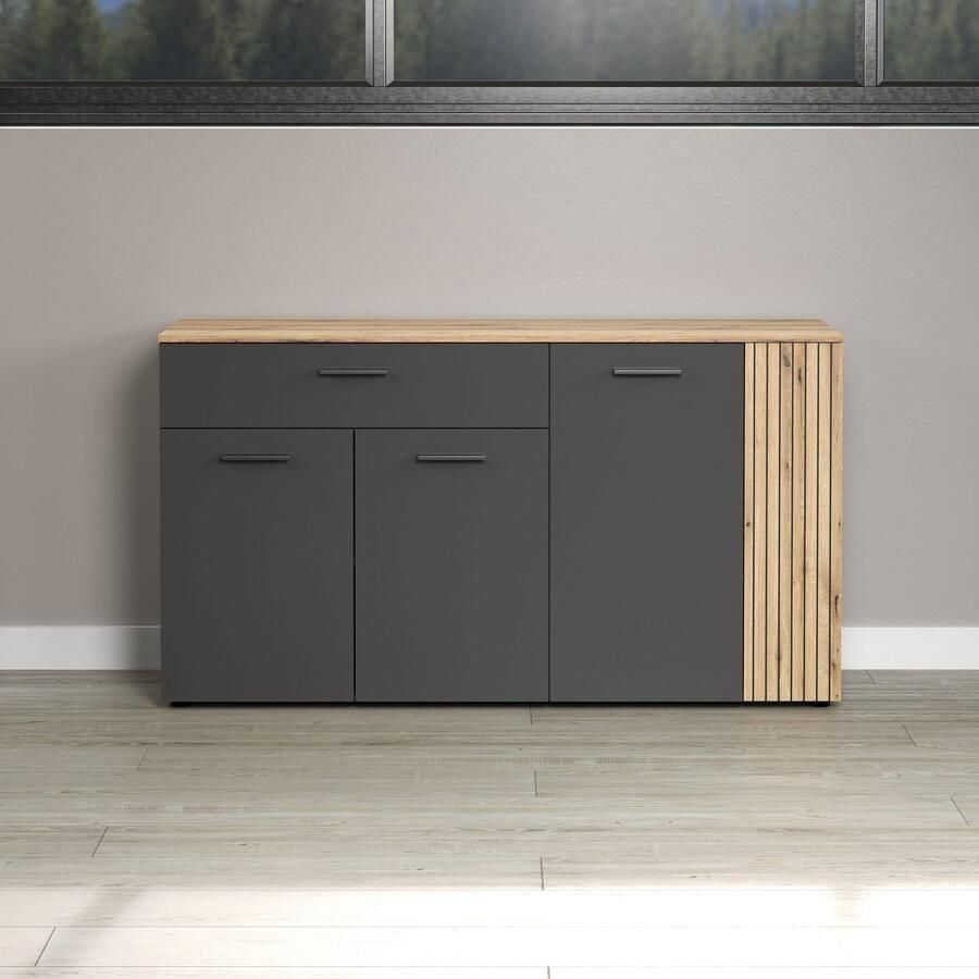 INOSIGN Dressoir Estepona Commode Akoestisch paneel-look Breedte 150 cm (1 stuk) - Foto 5
