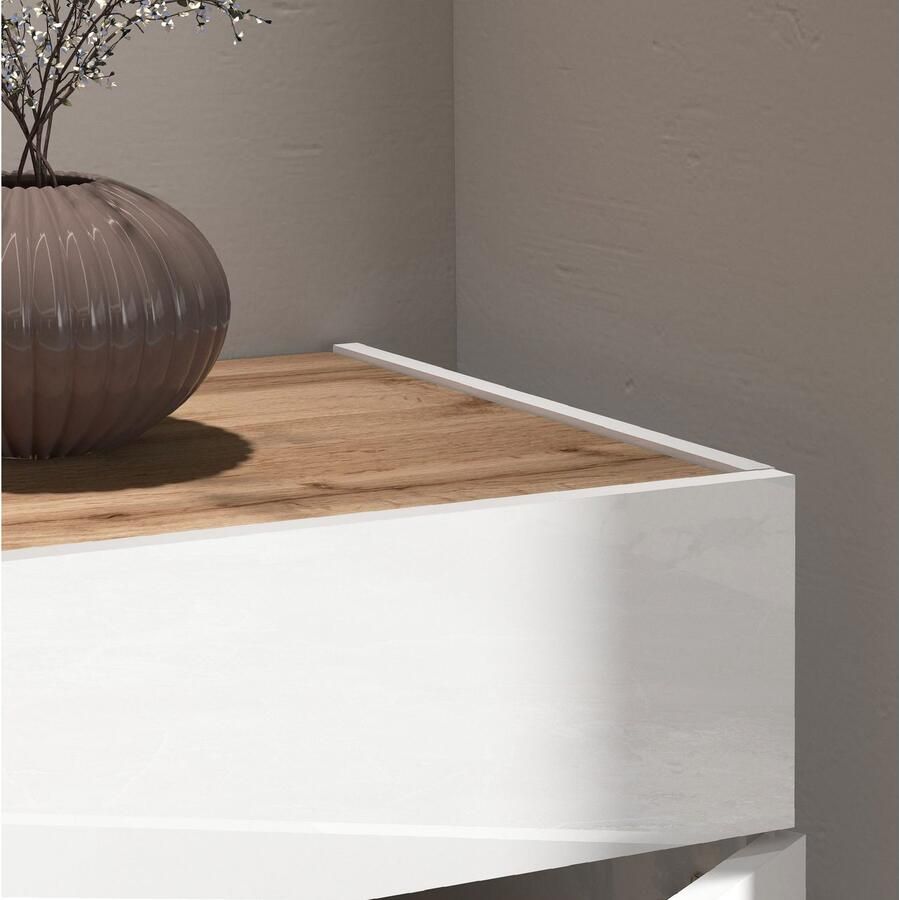 INOSIGN Dressoir Garda Ladekast Kast Buffet 2 deuren 1 lade greeploos breedte 80 9 cm - Foto 4