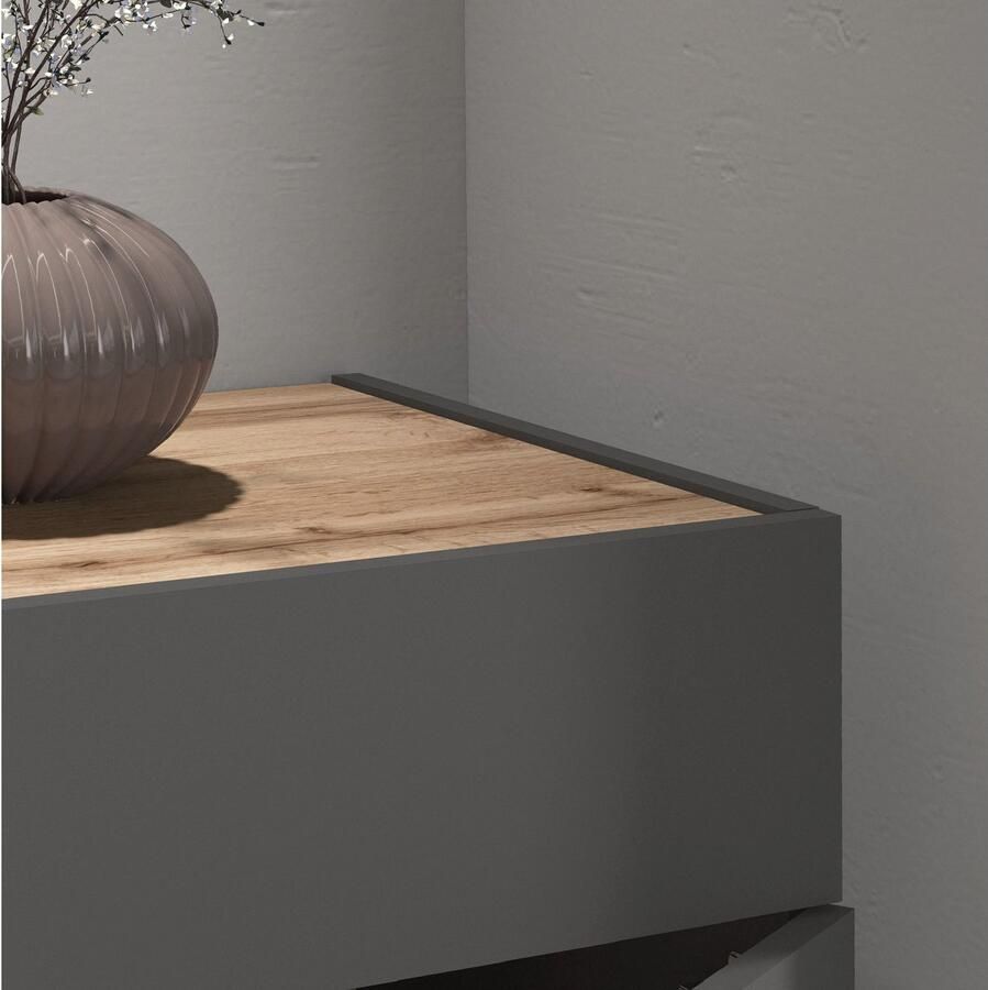 INOSIGN Dressoir Garda Ladekast Kast Buffet 2 deuren 1 lade greeploos breedte 80 9 cm - Foto 5