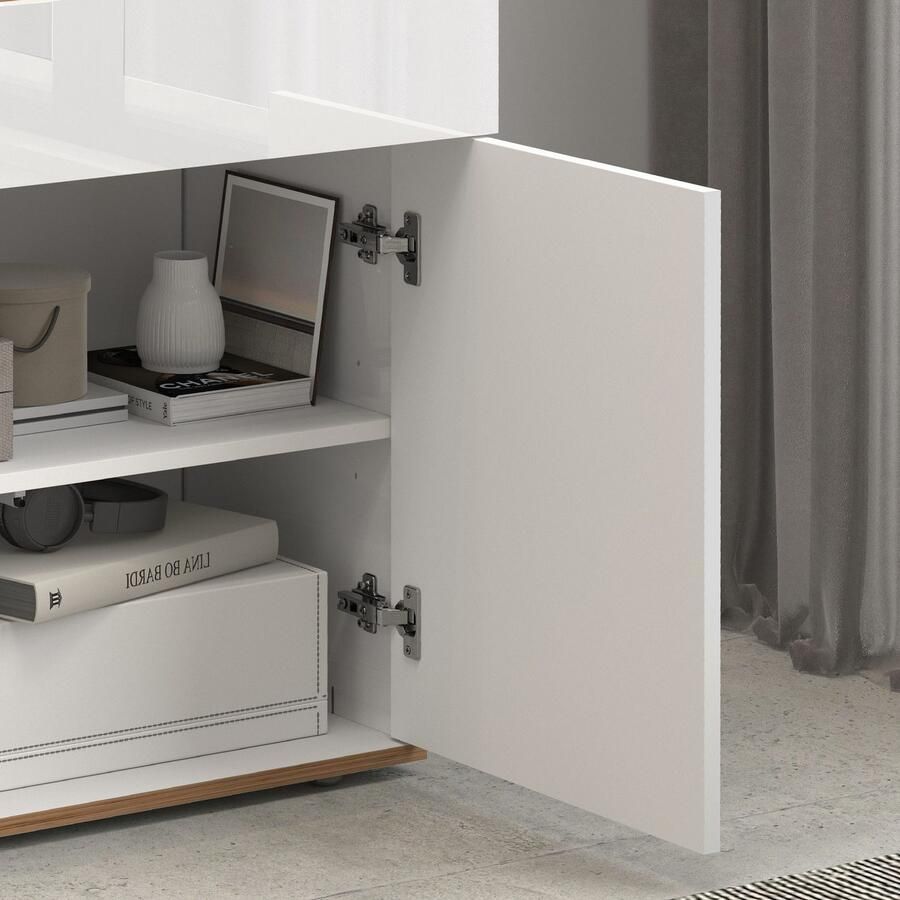 INOSIGN Dressoir Garda Ladekast Kast Buffet 2 deuren 1 lade greeploos breedte 80 9 cm - Foto 3