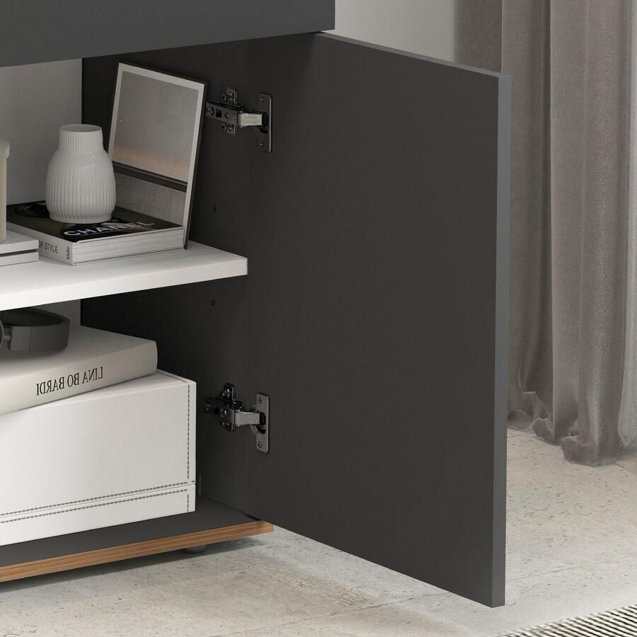 INOSIGN Dressoir Garda Ladekast Kast Buffet 2 deuren 1 lade greeploos breedte 80 9 cm - Foto 2