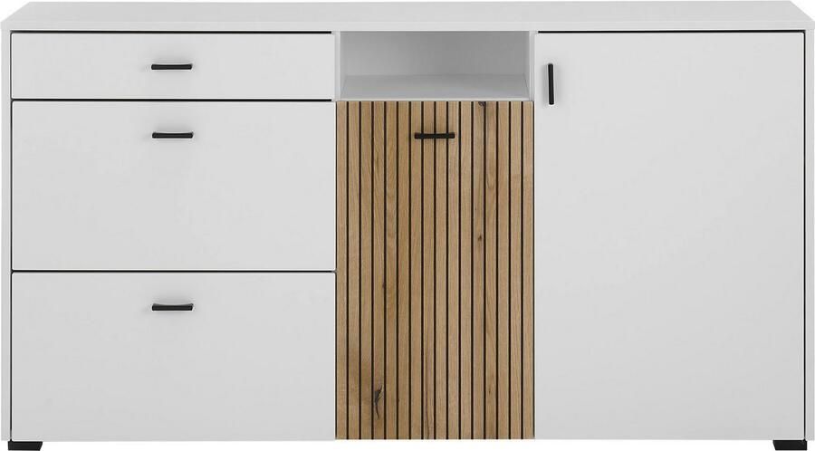 INOSIGN Dressoir Hudson in moderne trendkleur handgrepen van metaal (zwart) breedte 150 cm - Foto 5