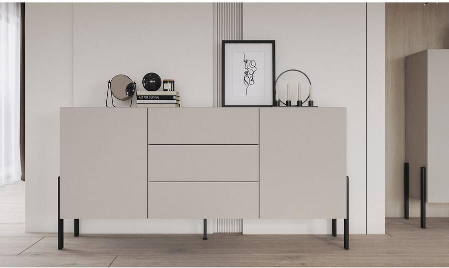 INOSIGN Dressoir Jukon breedte 150 of 180 cm moderne grepless commode - Foto 8