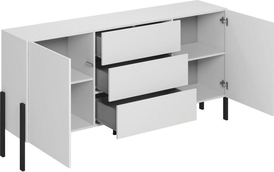 INOSIGN Dressoir Jukon breedte 150 of 180 cm moderne grepless commode - Foto 6