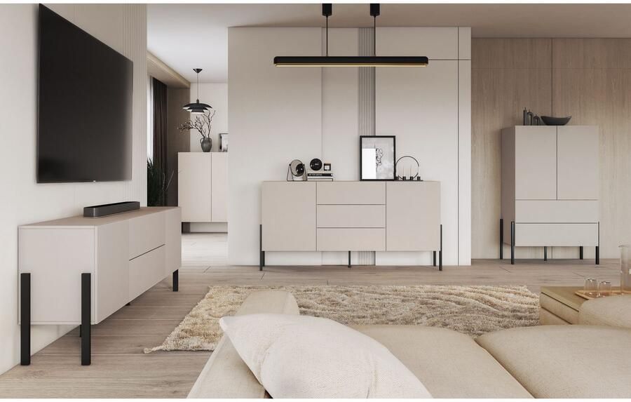 INOSIGN Dressoir Jukon breedte 150 of 180 cm moderne grepless commode - Foto 6