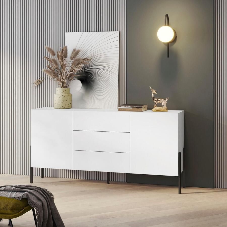 INOSIGN Dressoir Jukon breedte 150 of 180 cm moderne grepless commode - Foto 2