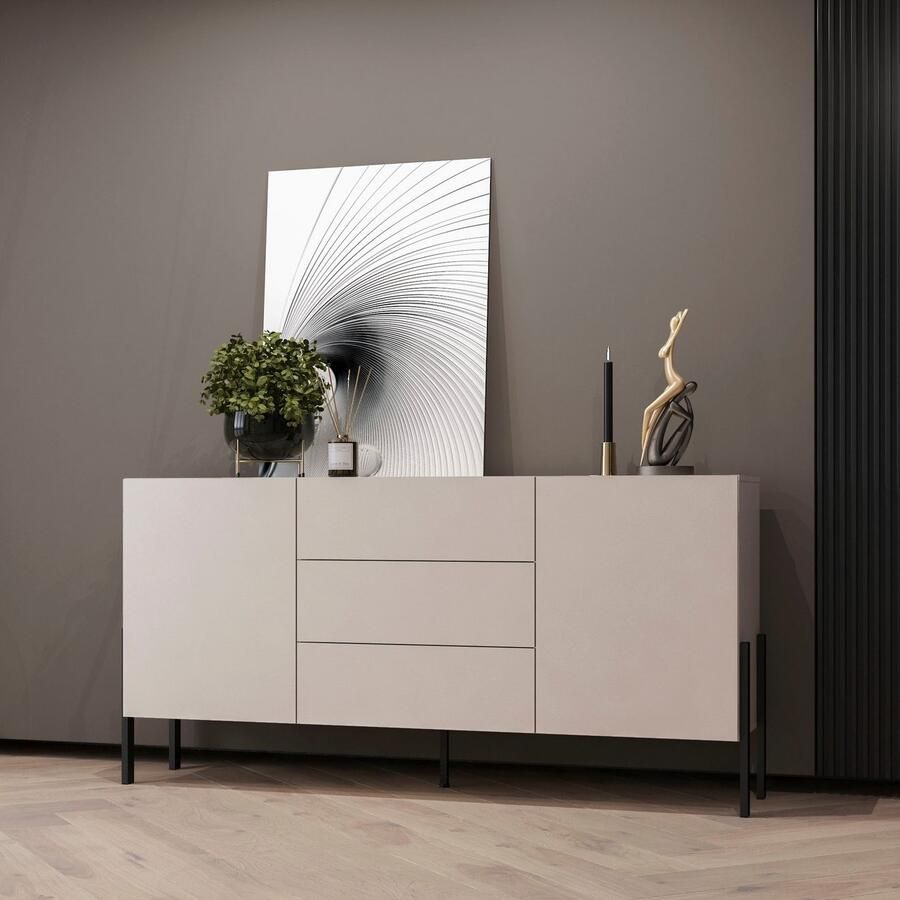 INOSIGN Dressoir Jukon breedte 150 of 180 cm moderne grepless commode - Foto 2